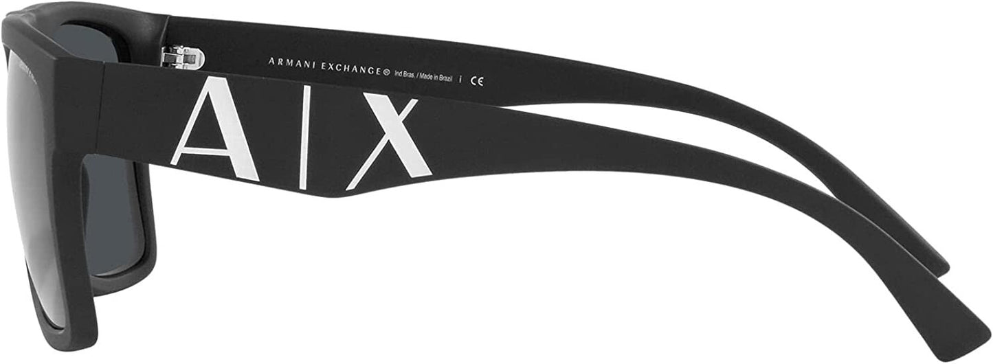 A|X ARMANI EXCHANGE Men's AX4113S 807887 55mm Rectangular Sunglasses