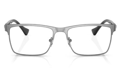 Versace VE 1285 1001 56mm Gunmetal Metal Rectangle Eyeglasses