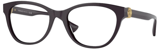 Versace VE3330 5386 53mm Plum Eyeglasses