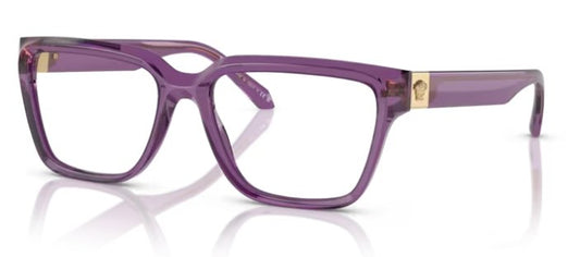 Versace 0VE3357 5464 53mm Violet Transparent Eyeglasses