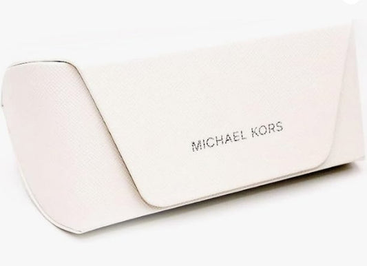 Michael Kors Authentic Hard Eyeglasses/Sunglasses Case in White