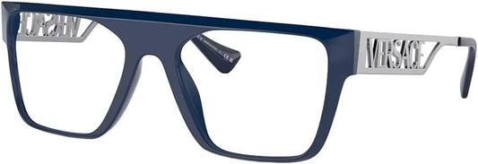 Versace VE 3326U 911 Blue Plastic Rectangle Eyeglasses 53mm