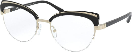 Michael Kors NORWAY MK3036 Eyeglass Frames 1014-53 - Light Gold black