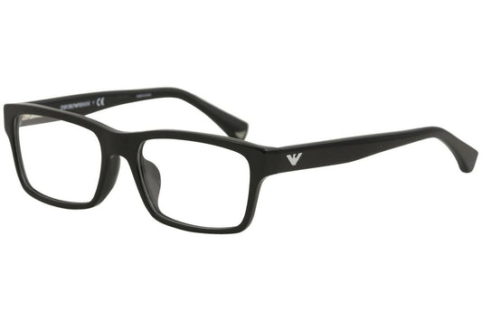 Emporio Armani EA 3050F Men's Eyeglasses Black 55 Asian fit