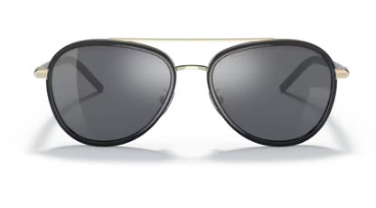 Tory Burch TY6089 33056V 57mm Black Mirrored Sunglasses