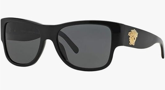 Versace 0VE4275 GB1/87 58mm Black/Dark Grey Square Men's Sunglasses