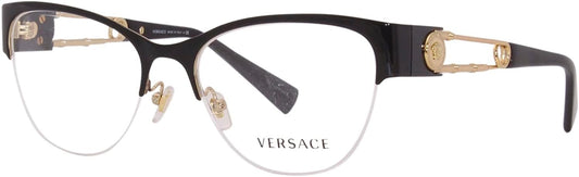 Versace VE 1278 1433 54mm Black/Gold Eyeglasses