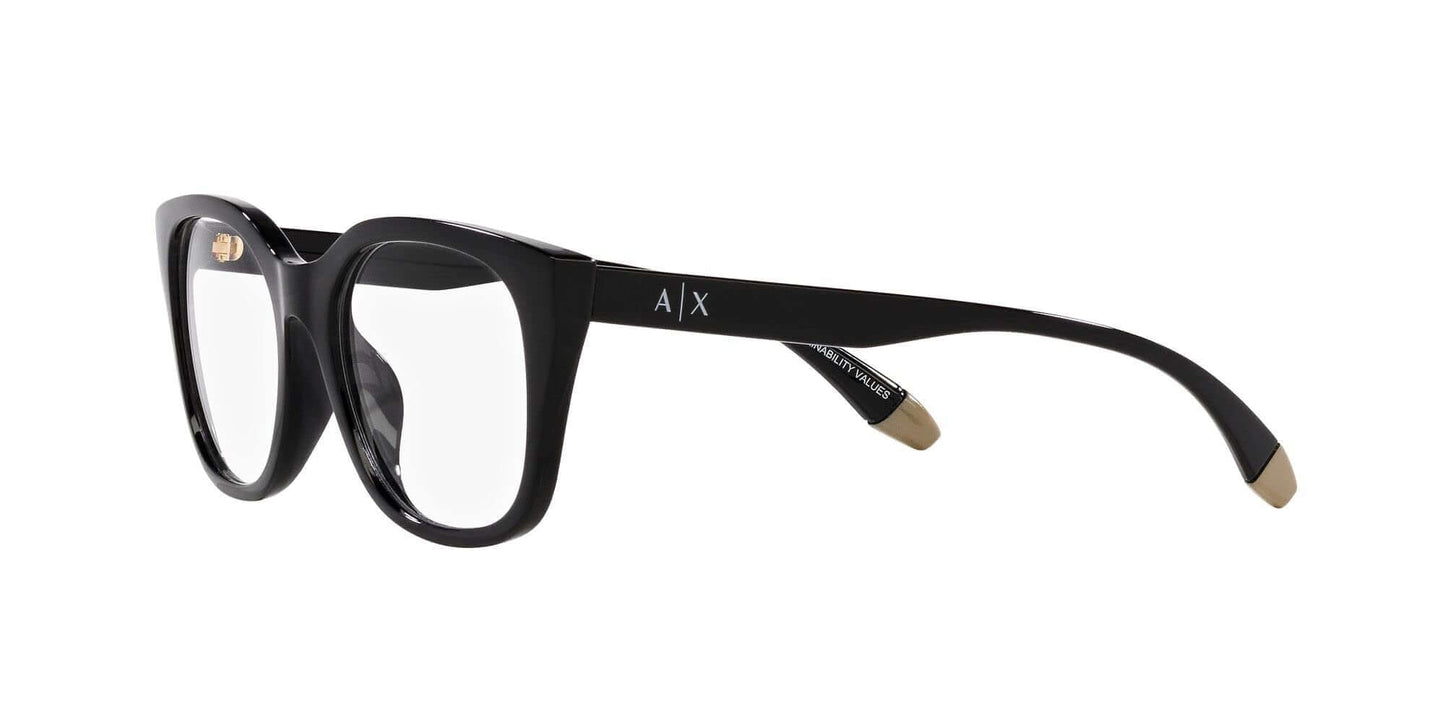 Armani Exchange Women's AX3099U 8158 53mm Universal Fit Square Eyewear Frames