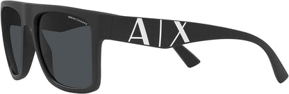 A|X ARMANI EXCHANGE Men's AX4113S 807887 55mm Rectangular Sunglasses