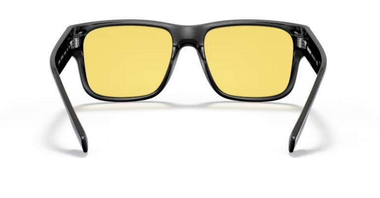 BURBERRY BE4358 300185 57mm Knight Black Yellow Sunglasses