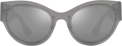 Versace Women's VE2234 10016G 53mm Fashion Transparent Grey Mirror Sunglasses