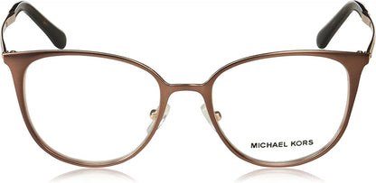 Michael Kors LIL MK3017 Eyeglass Frames 1188-51 - Satin Brown/rose Gold-tone