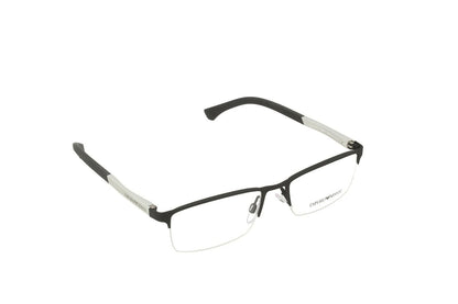 Emporio Armani EA1041 Eyeglass Frames 3094-53 - Black Rubber EA1041-3094-53