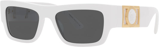 VERSACE VE4416U 314/87 53mm White Rectangle Men's Sunglasses