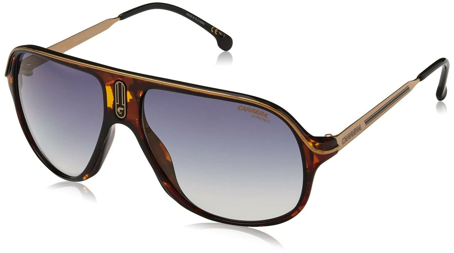 Carrera Safari65 Rectangular Sunglasses, Brown/Black Gold, 62mm, 15mm