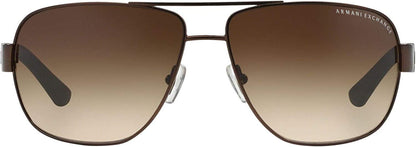 A|X Armani Exchange Men's AX2012S 605813 Rectangular Metal Sunglasses