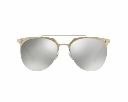 Versace Sunglasses Gold/Silver Metal - Non-Polarized - 57mm