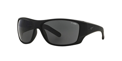 ARNETTE Men's AN4215 Heist 2.0 Rectangular Sunglasses, Fuzzy Black/Grey, 66 mm