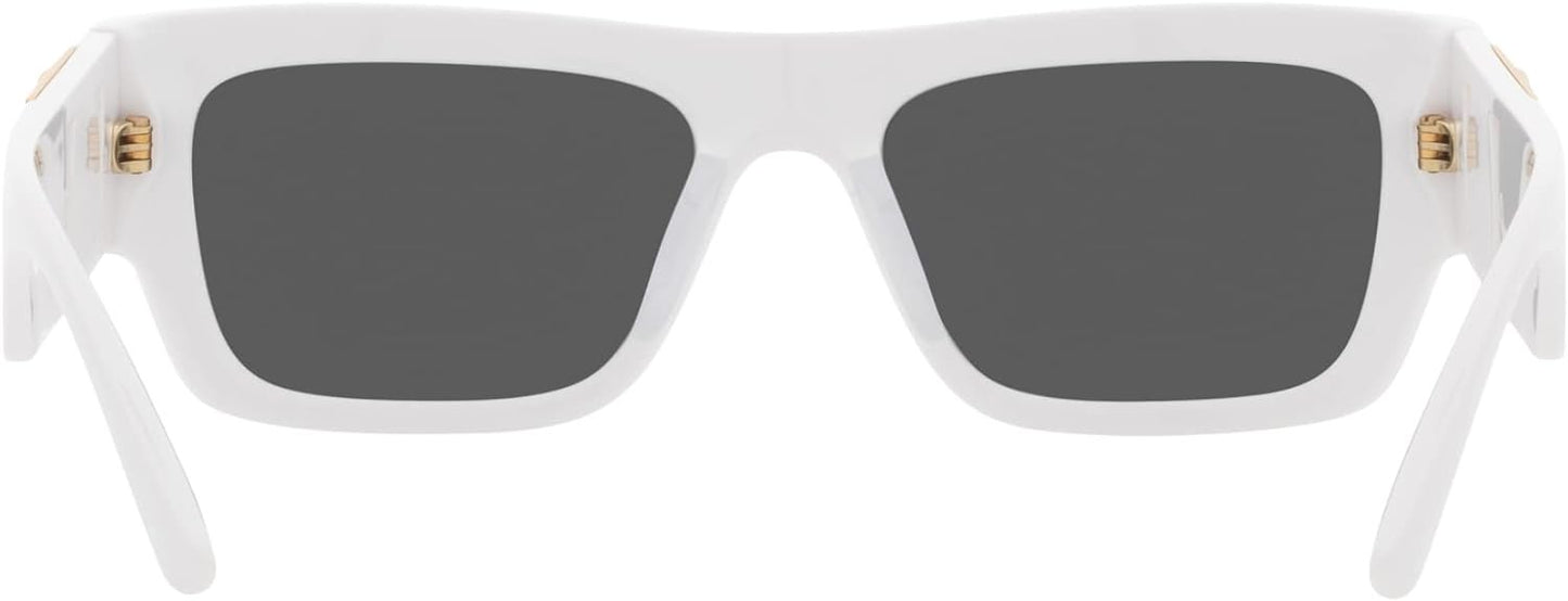 VERSACE VE4416U 314/87 53mm White Rectangle Men's Sunglasses