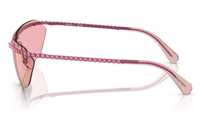 SWAROVSKI Women's Sk7001 401284 64mm Rectangular Sunglasses