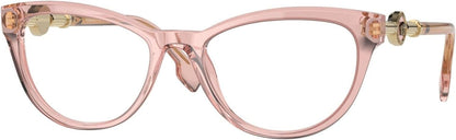 Versace VE3311 5322 54mm Pink/Gold Cat-Eye Eyeglasses