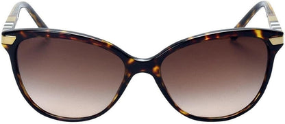 BURBERRY BE 4216 300213 Dark Havana Plastic Cat-eye Sunglasses Brown Gradient Lens