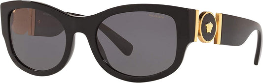 Versace 0VE4372 GB1/81 55mm Woman Black Polarized Sunglasses