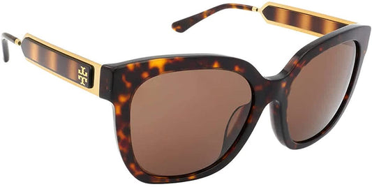 Tory Burch TY7161U 183613 Women's Sunglasses Dark Tortoise/Dark Brown Gradient