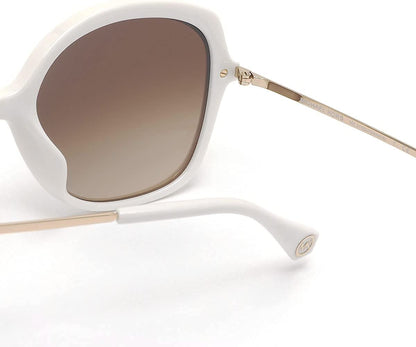 Michael Kors 56 mm MK2149U Geneva Bone Pearlized/Brown Gradient Sunglasses