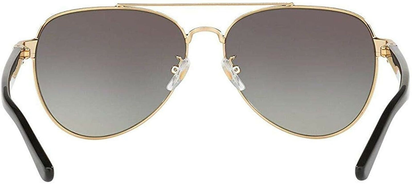 TORY BURCH TY6070 327111 GOLD AVIATOR SUNGLASSES 57MM
