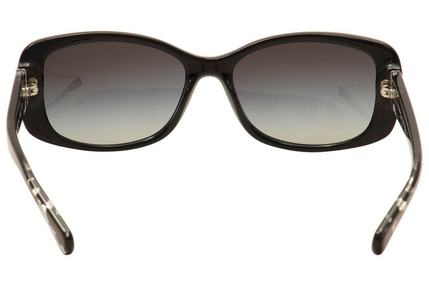 Coach Women's HC8168 Sunglasses Black/Crystal Mosaic/Light Grey Gradient