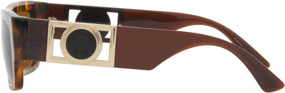 VERSACE VE4416U 511963 53mm Havana Rectangle Men's Sunglasses