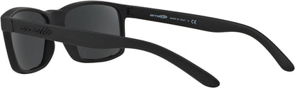 ARNETTE Slickster AN4185 447 87 Black Rubber Gray 59 mm Men's Sunglasses