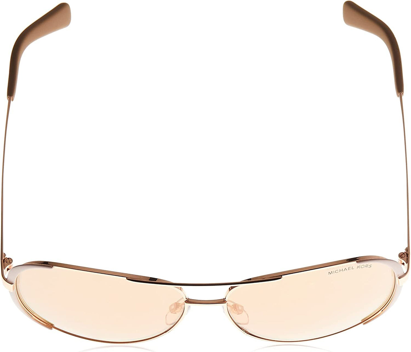 Michael Kors Chelsea Aviator Sunglasses in Rose Gold Blue Mirror MK5004 100325 59