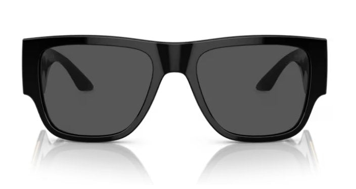 Versace VE4403 GB1/87 Black Sunglasses Frame/Dark Grey Lens