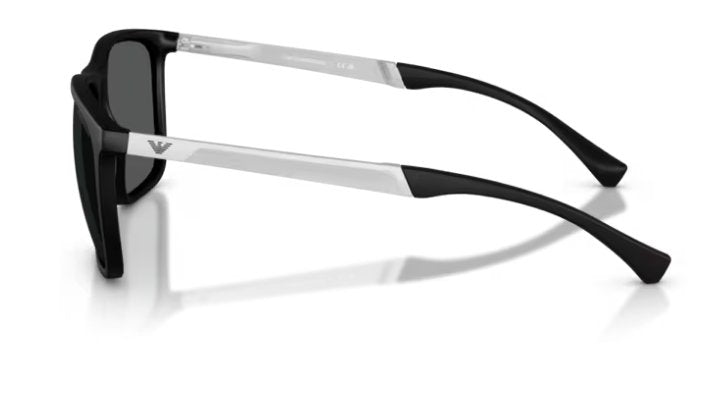 Emporio Armani Men's EA4150 5063/87 59mm Rectangular Sunglasses