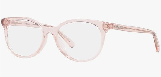 Coach 0HC6138U 5556 52mm Transparent Pink Eyeglasses