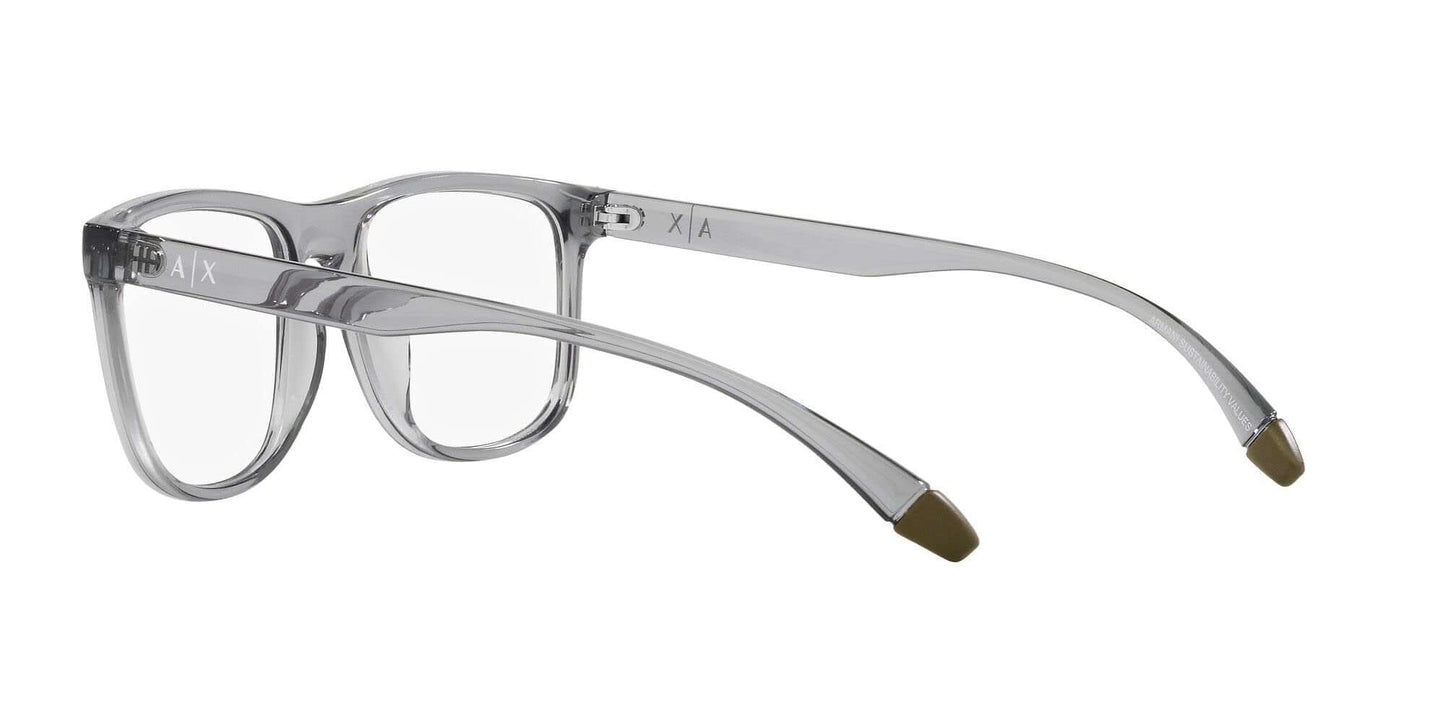 A｜X ARMANI EXCHANGE Men's AX3101U 8223 55mm Universal Fit Square Eyewear Frames