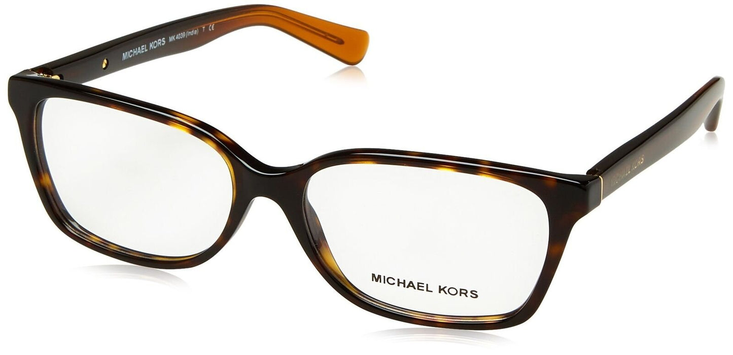 Michael Kors INDIA MK4039 Eyeglass Frames 3217-54 - Dk Tortoise