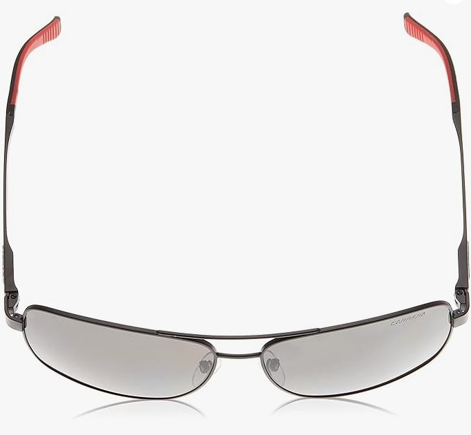 Carrera Men's Sunglasses CA8014/S 003 61mm Polarized Sunglasses, Matte Black & Gray