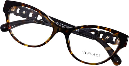 Versace VE3305 108 55mm Havana Eyeglasses