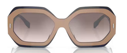 Tory Burch TY7192U 19396I 55mm Women's Sunglasses Navy/Beige/Clear Gradient Grey