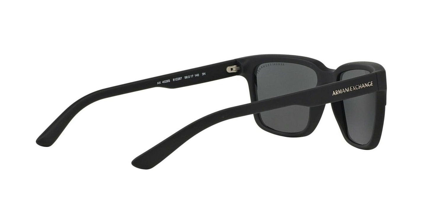 AX Armani Exchange Unisex Sunglasses, Black Lenses Injected Frame,0AX4026S 56mm