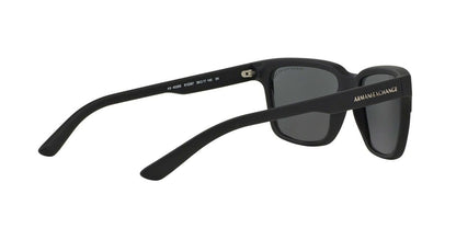 AX Armani Exchange Unisex Sunglasses, Black Lenses Injected Frame,0AX4026S 56mm