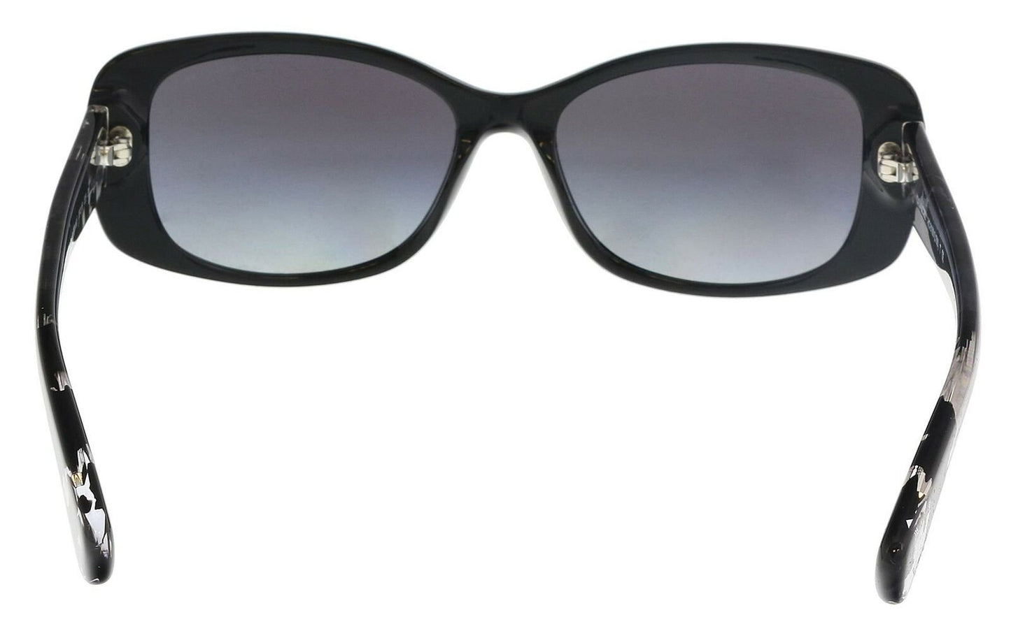 Coach Women's HC8168 Sunglasses Black/Black Crystal Mosaic/Light Grey Gradient