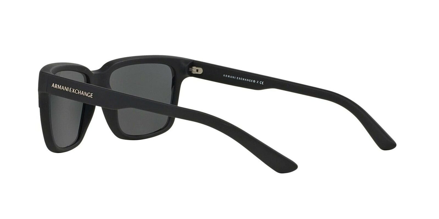 AX Armani Exchange Unisex Sunglasses, Black Lenses Injected Frame,0AX4026S 56mm