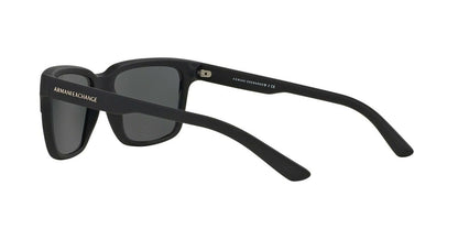 AX Armani Exchange Unisex Sunglasses, Black Lenses Injected Frame,0AX4026S 56mm