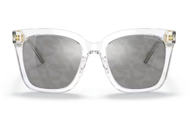 Michael Kors San Marino MK2163 3015/E 52mm Sunglasses Women's Clear/Gold/Silver