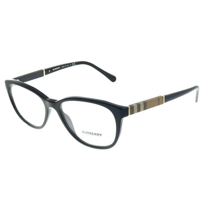 Burberry BE 2172 3001 Black Plastic Eyeglasses 52mm