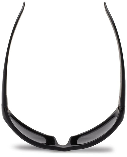 Arnette Men's AN4179 La Pistola Wrap Sunglasses, Fuzzy Black/Grey, 66 mm